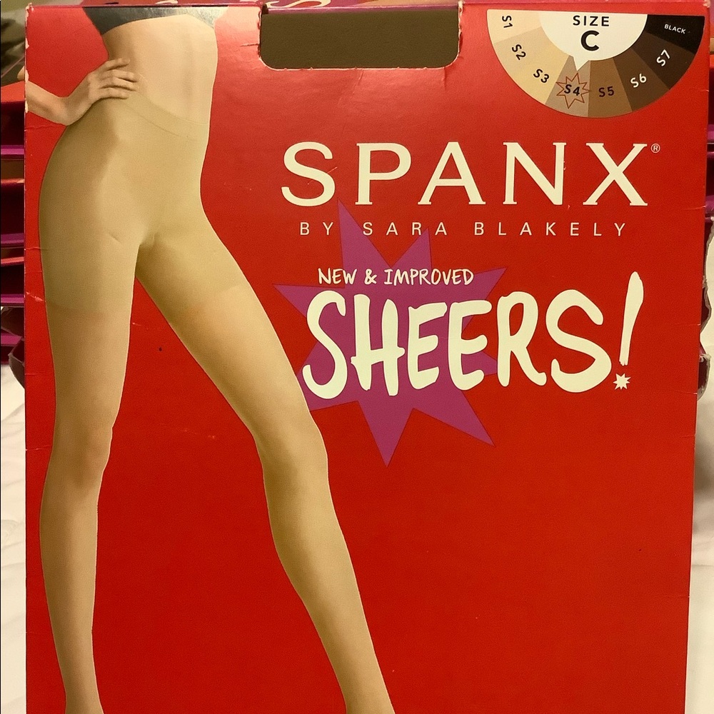 SPANX Sheer Footed Pantyhose Size C